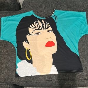 Kayci Wheatley Mexican Madonna Batwing Tee - Selena Women’s Tee